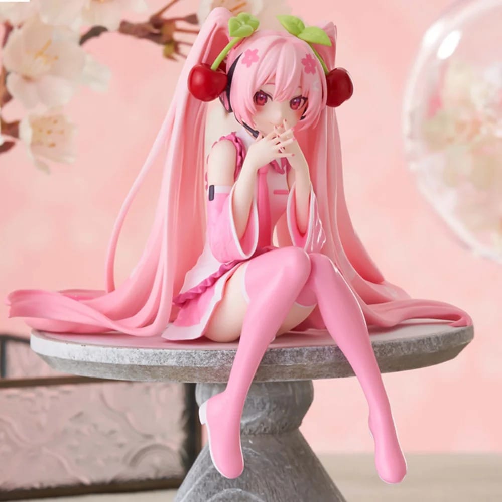 Hatsune Miku Cherry Blossom Elegance Figure – Pink Dress Edition