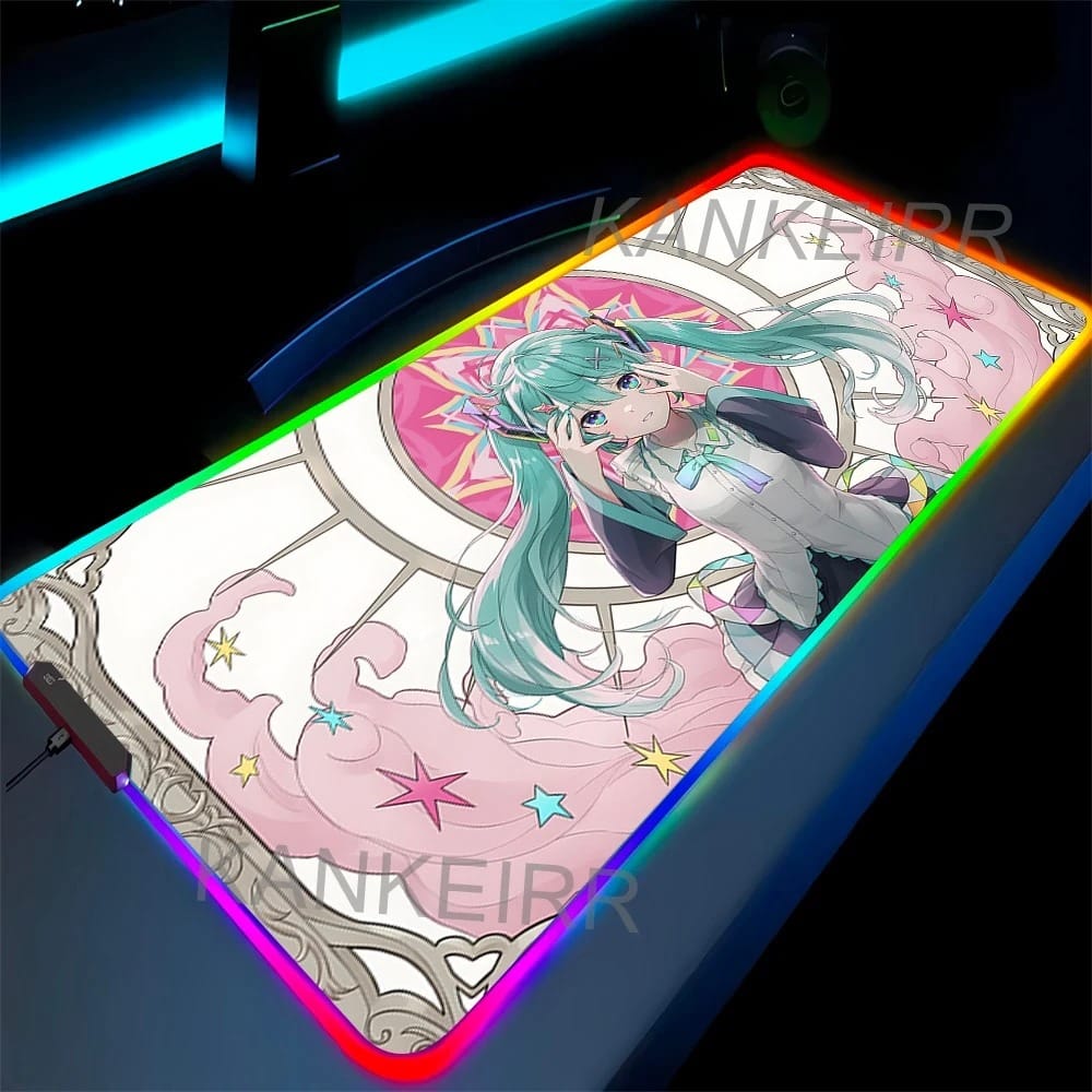 Hatsune Miku Mouse Pad XXL RGB Gaming Mousepad
