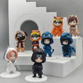 8pcs/Set Anime Naruto Action Figures - Naruto, Sasuke, Kakshi & More (8cm PVC)