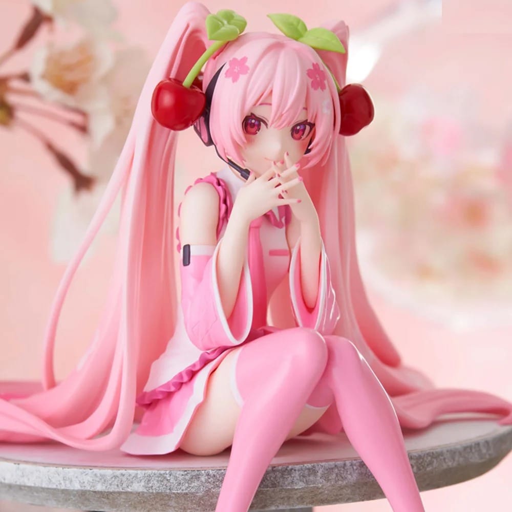 Hatsune Miku Cherry Blossom Elegance Figure – Pink Dress Edition
