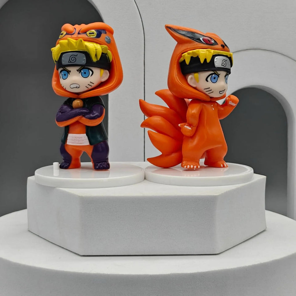 8pcs/Set Anime Naruto Action Figures - Naruto, Sasuke, Kakshi & More (8cm PVC)