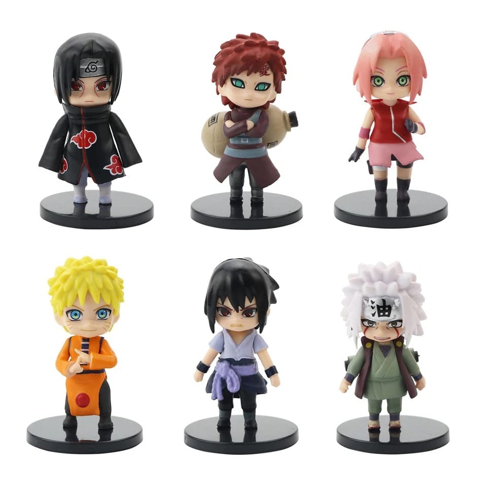 🔥Hot Naruto Shippuden Q Version Anime Figure Set - 12pcs Collectible Figures